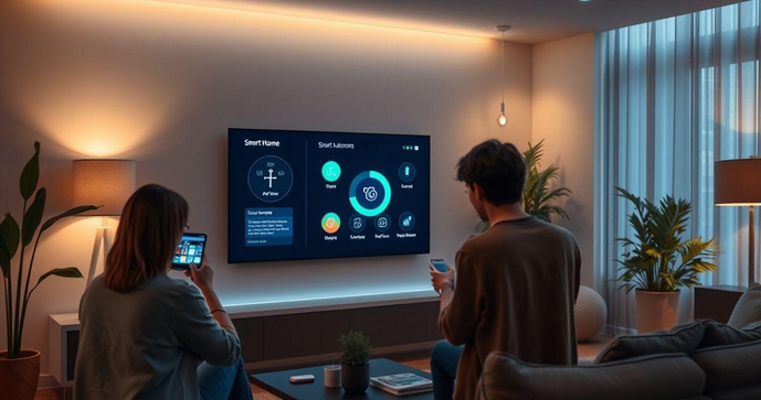 Painel de automação transforma sua casa em um lar inteligente e eficiente Painel de automação transforma sua casa em um lar inteligente e eficiente